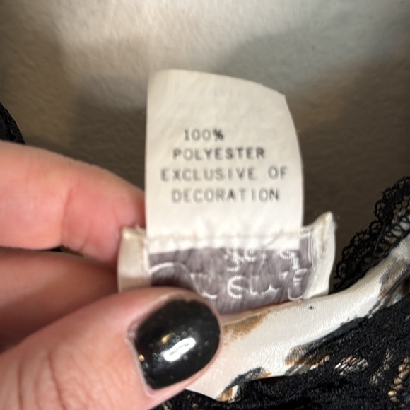 Vintage Cinema Etoile Leopard Print Satin Nightgown Size Small - Picture 3 of 7